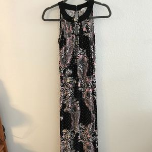 White House Black Market Flowered Halter Dress Size XXS